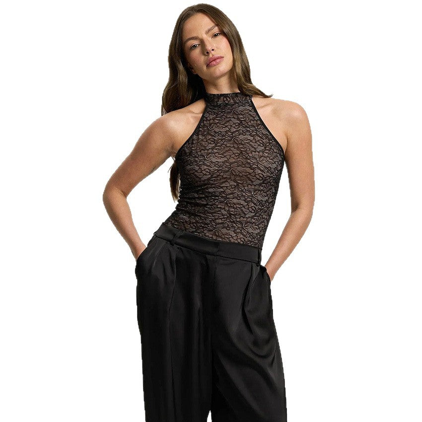 Stylish Minimalist Slim Fit Sleeveless Top For Women