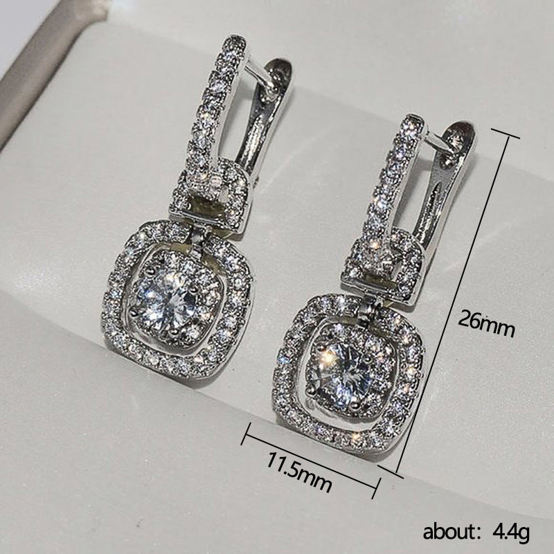 Women's Shining Zircon Earrings Earrings