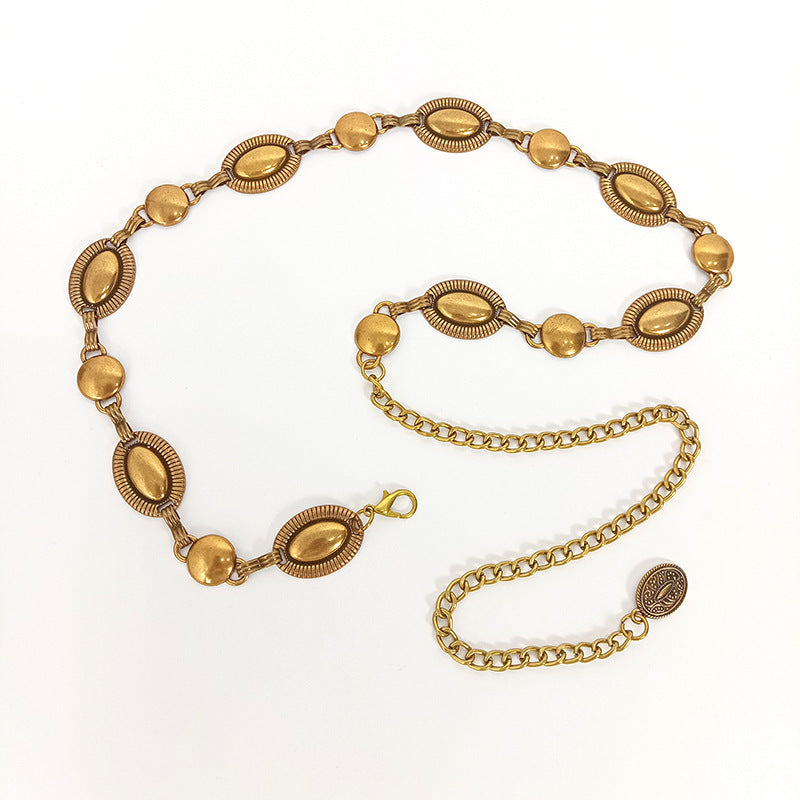 Popular Metal Retro Waist Chain For Women