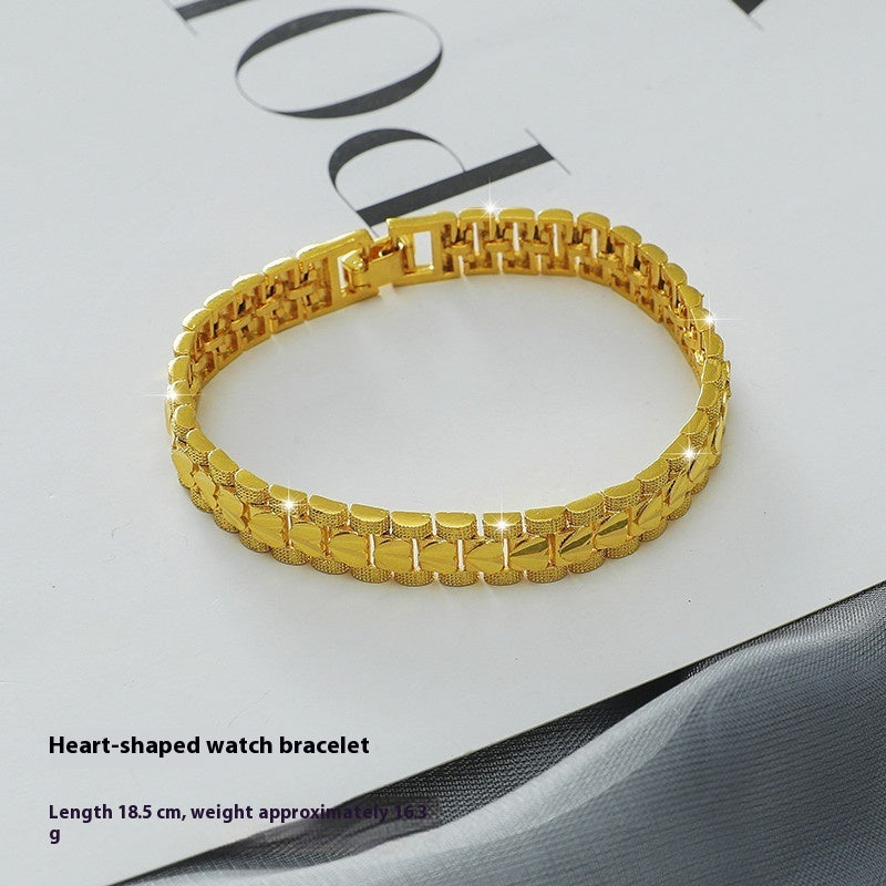 New Fashion Personality Placer Gold Bracelet Women