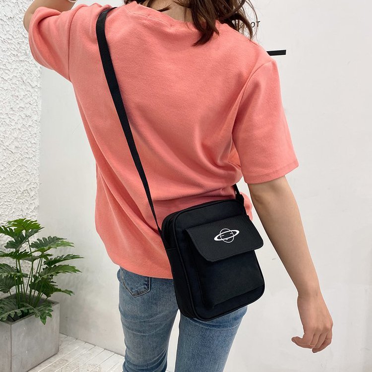 Women Canvas Bag Japan Style Girl Small Shoulder Bags Korean Fashion Casual Female Messenger Crossbody Bag Purse Phone Bag