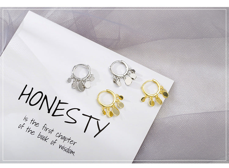 Light luxury earrings silver earrings