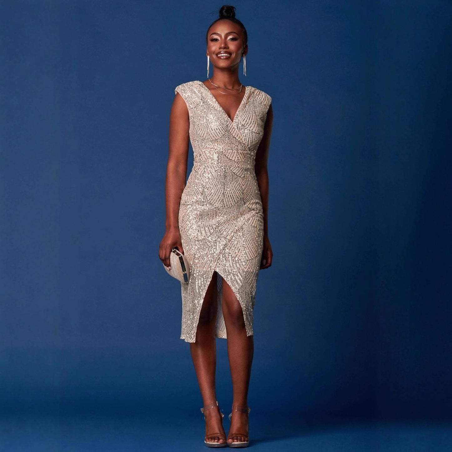 Elegant Split Dress For Women