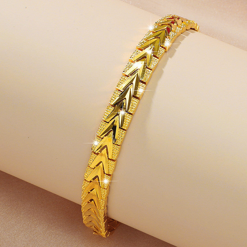 New Fashion Personality Placer Gold Bracelet Women