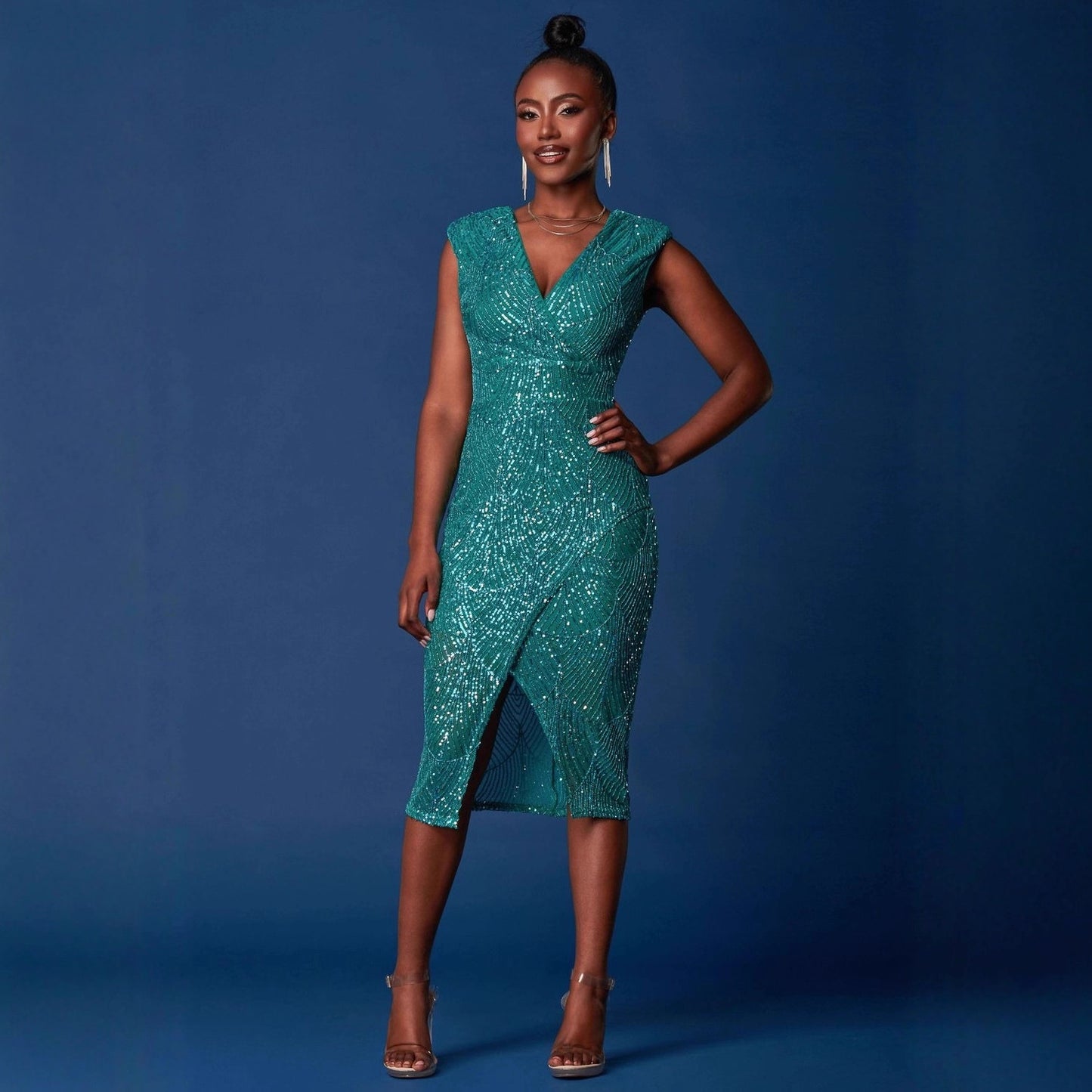 Elegant Split Dress For Women