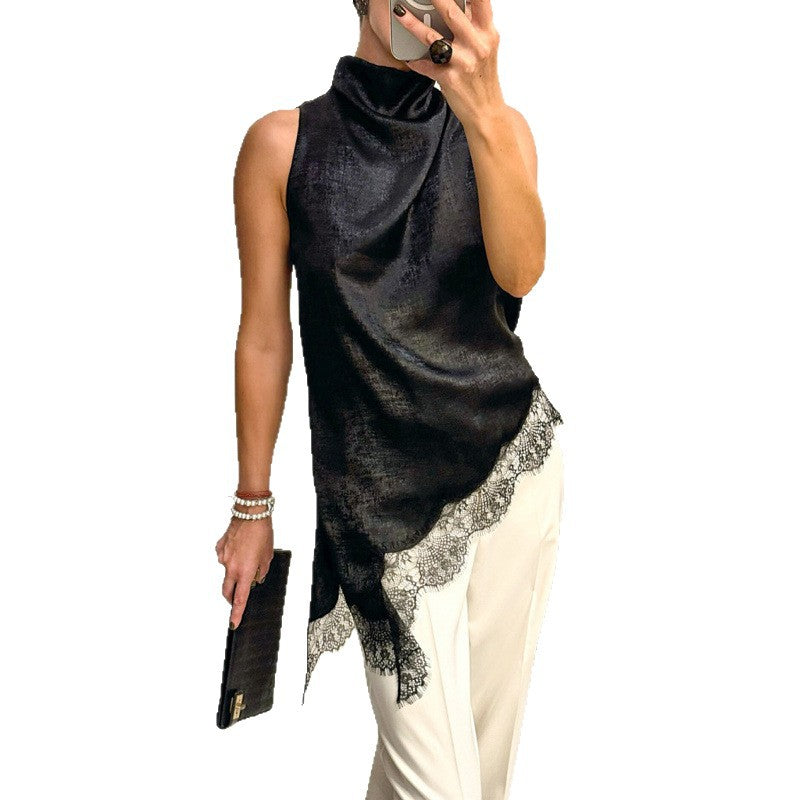 Stylish And Minimalist Sleeveless Womens Top