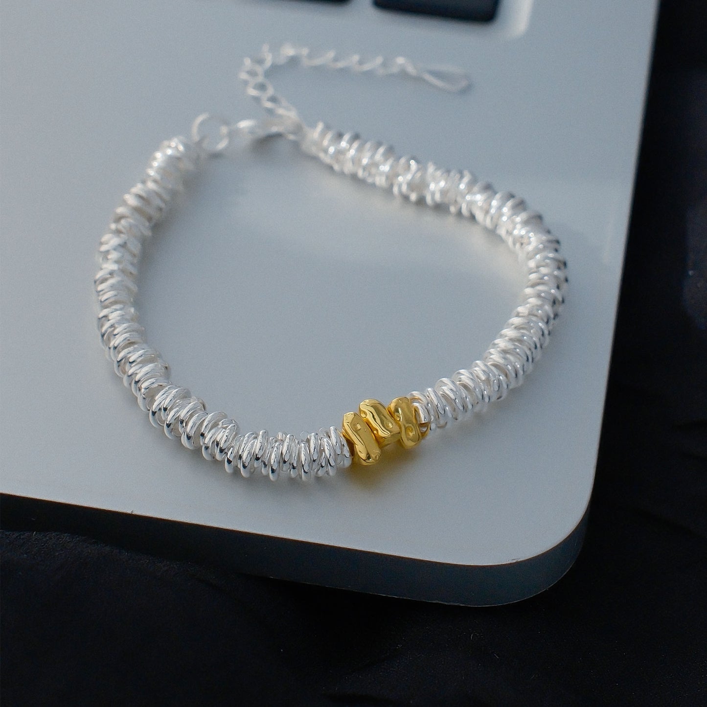 Womens Minimalist Triangular Cheese-style Bracelet