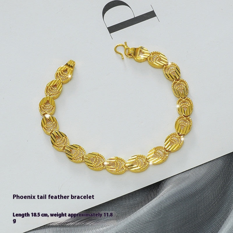 New Fashion Personality Placer Gold Bracelet Women