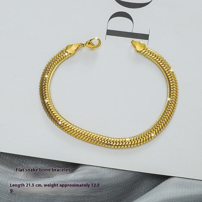 New Fashion Personality Placer Gold Bracelet Women