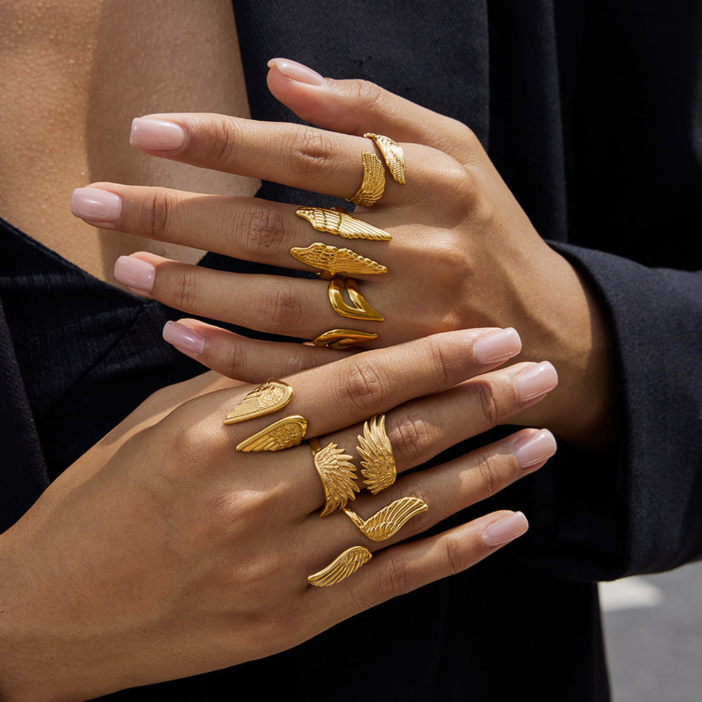 Titanium Steel Non-fading Ring For Women