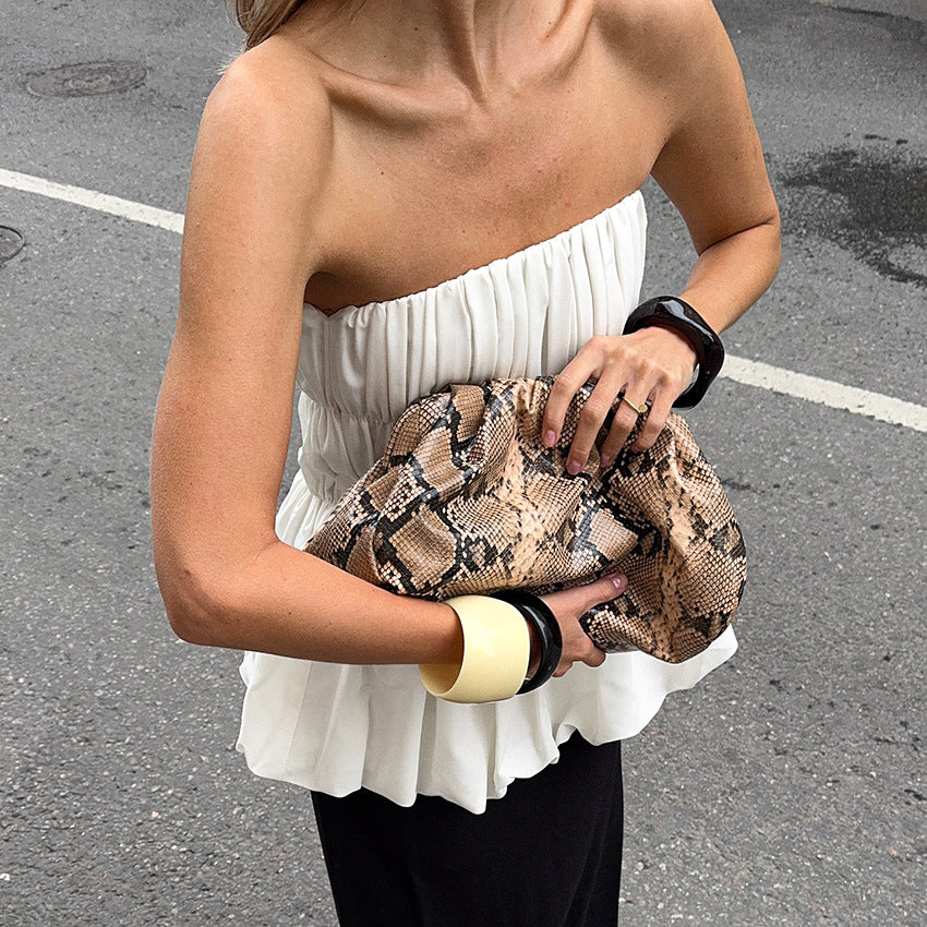 Stylish Minimalist And Form Fitting Tube Top For Women